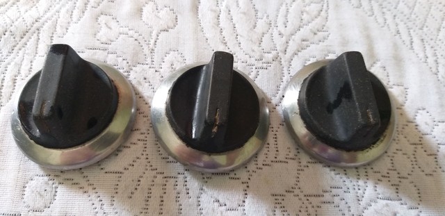 Kit de botões fogão antigo cosmopolita dako plástico alumínio  - Foto 4