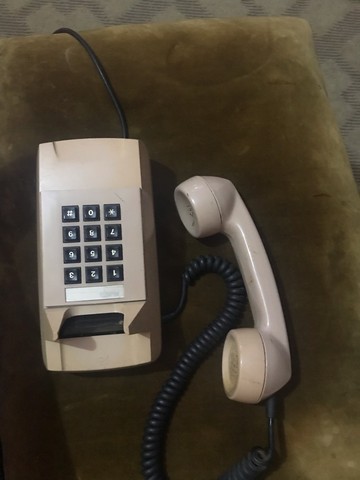 Telefona antigo salmão teclas  - Foto 3