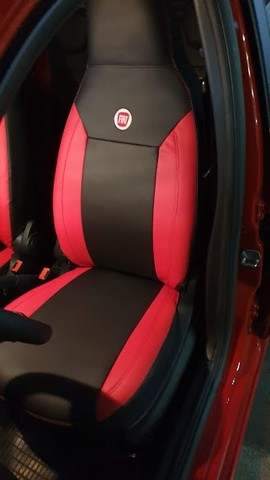 capas de banco personalizada imitaçao de couro fiat mobi - Foto 4