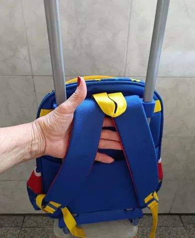 Mochila Infantil Escolar Luccas Neto Rodinha Aventureiros