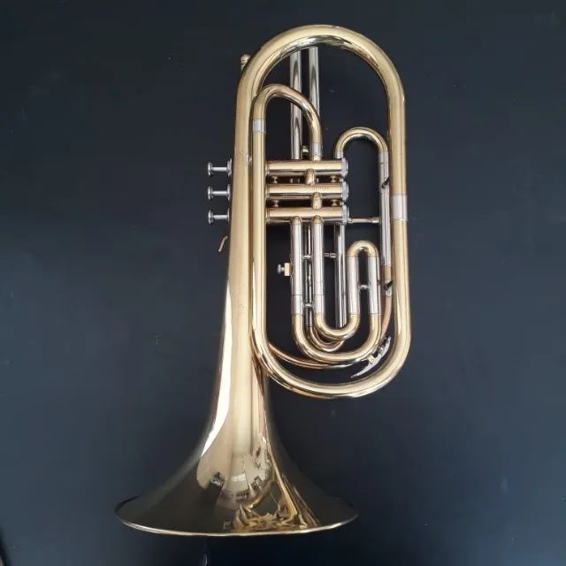 Trombonito Sib Quasar Laqueado Usado - Foto 4