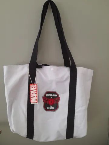 bolsa de compras tecido marvel - Foto 2