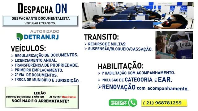 "despachante de veiculos" no Brasil