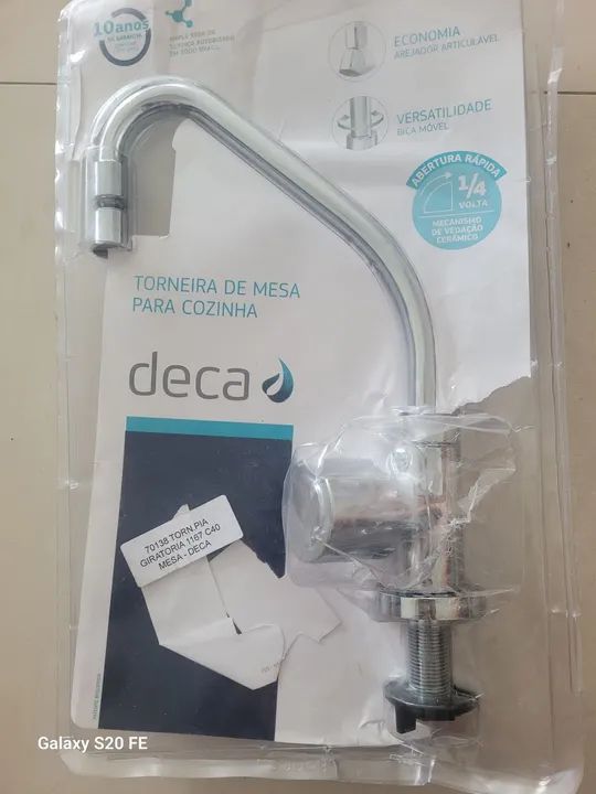 Deca Torneira de mesa cozinha chuveiro. - Foto 3