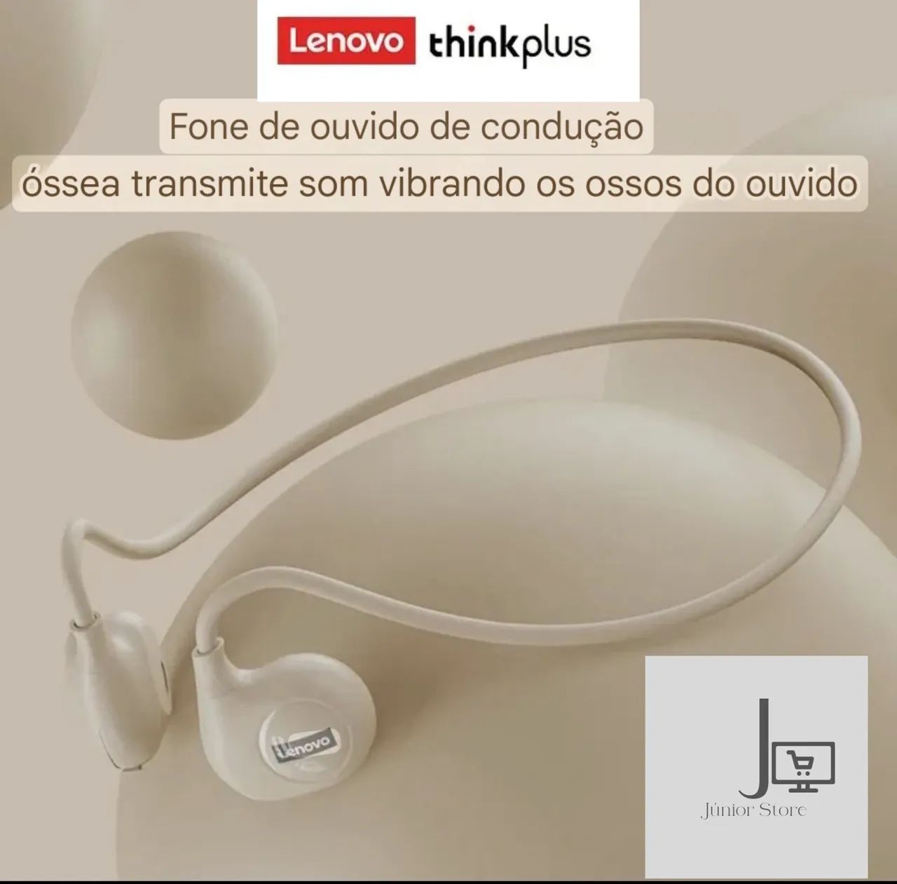 Fone de ouvido condução óssea Lenovo - Foto 3