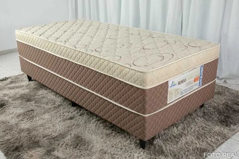 Cama Box Solteiro Ortopédico com Espuma D33 rf64