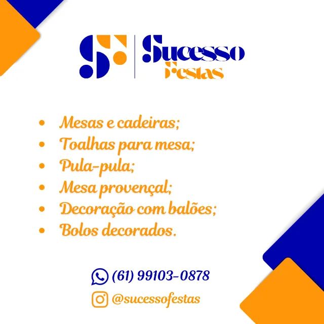 Aluguel de mesas e cadeiras - Foto 3