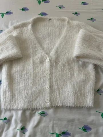 Casaquinho branco Zara 