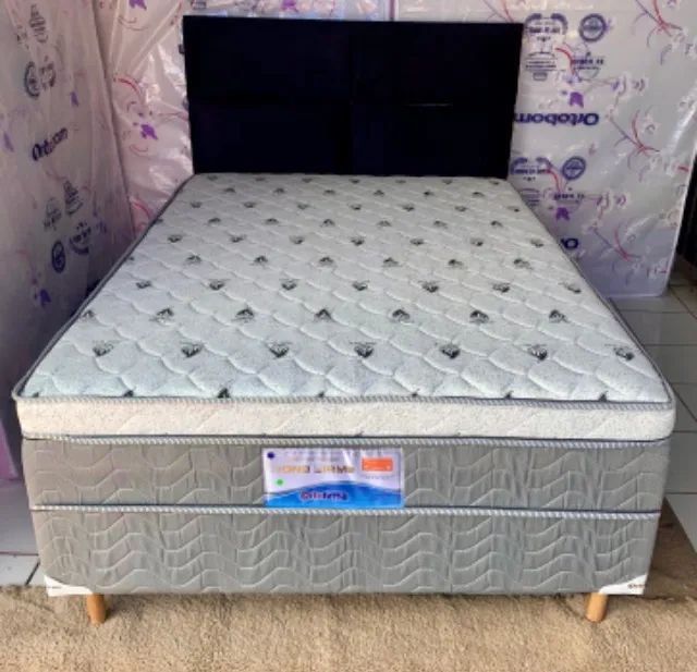 Cama unibox casal molas ensacadas 