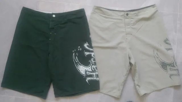 2 Bermudas HardGrow 46 Verde e Bege