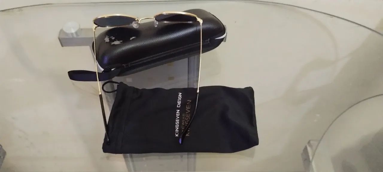 Óculos de Sol KingsSeven com Lentes Espelhada.s - Foto 4