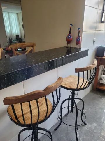 Banqueta Ajustável Premium Regulagem até 70 ou 80cm