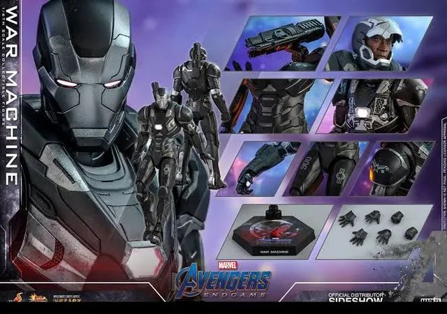 War Machine Endgame Diecast Hot Toys  - Foto 2