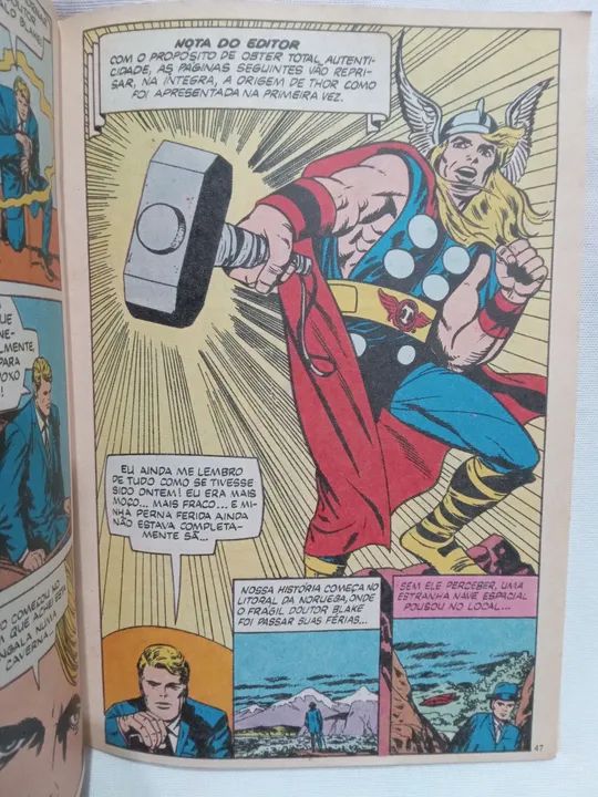 Origens dos Super-Heróis Marvel n° 3 (PÁGINAS UM POUCO AMARELADAS POR CONTA DO TEMPO) - Foto 5