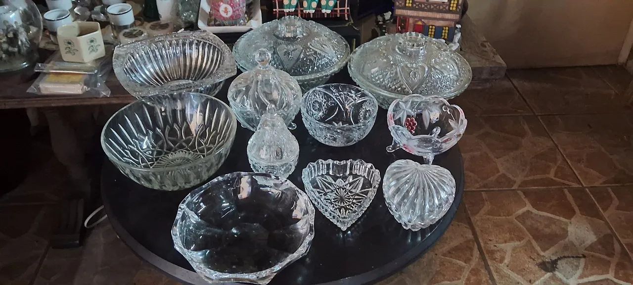 Jogo de 11 belíssimas peças transparente  - Foto 3