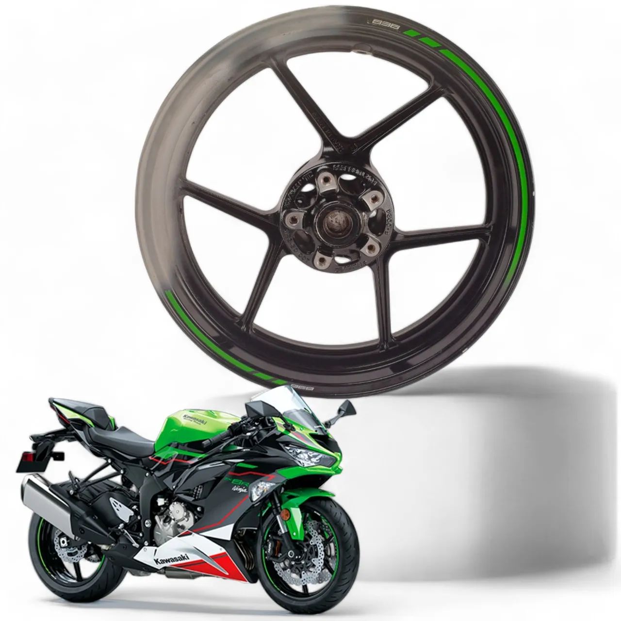 Roda Dianteira Kawasaki Zx 6r 2023 - Peças para motos - Recife