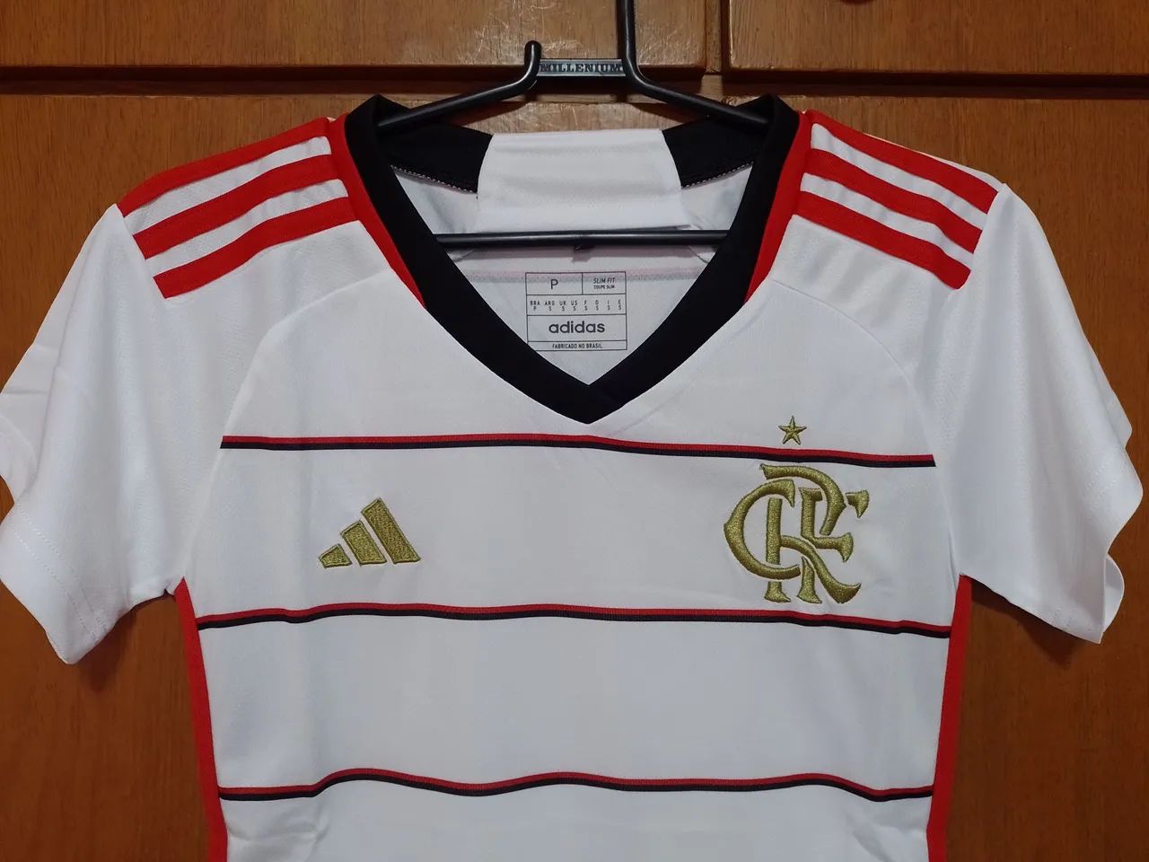 Flamengo Feminina 2023 Tam P Baby Look - Foto 2