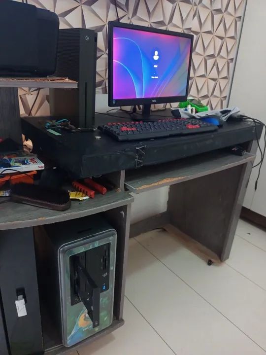 Computador Intel core i3 8 GB de memória com impressora HP - Foto 2