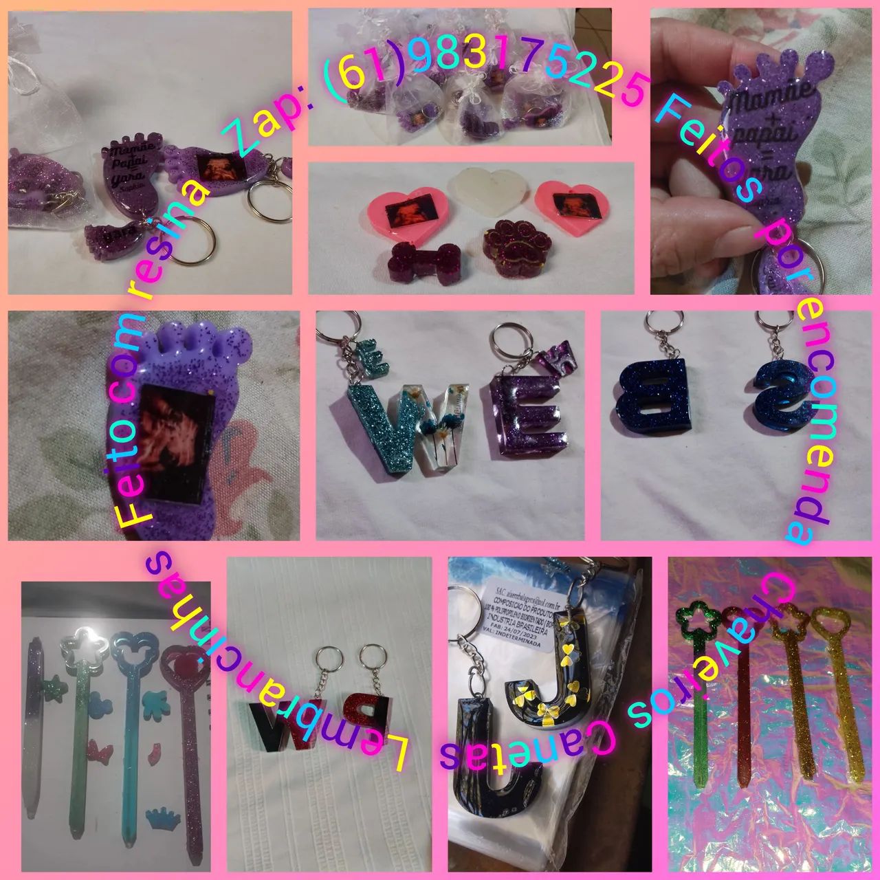 Chaveiro personalizado com nome Antônio - Foto 4