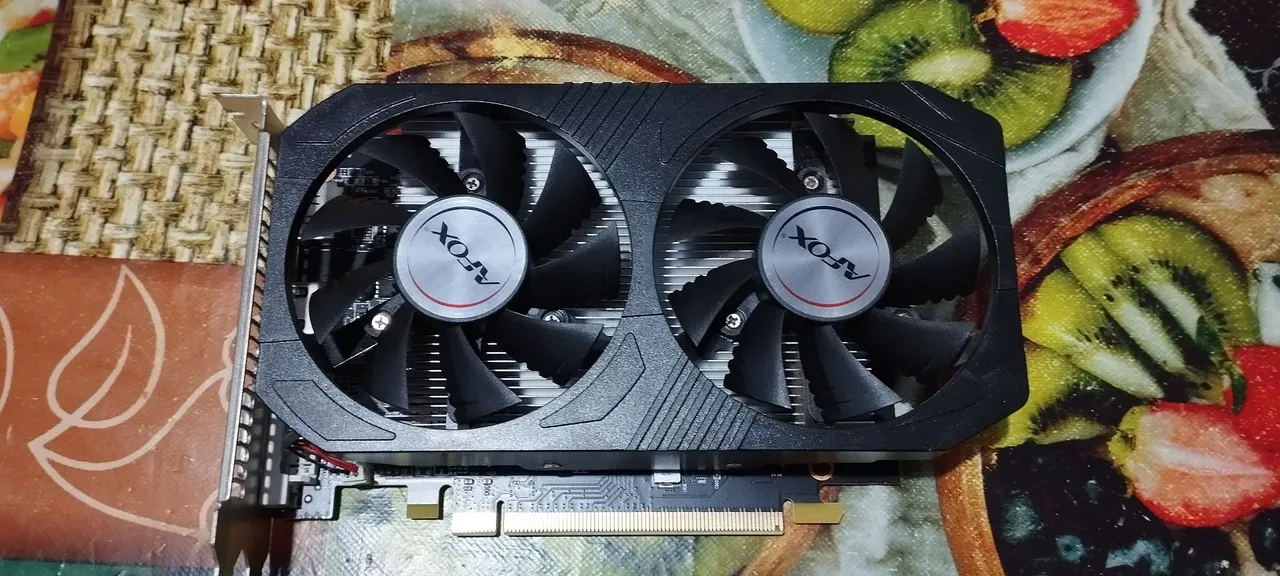 Placa de Vídeo Rx 550 4gb Dual Fan Afoxx