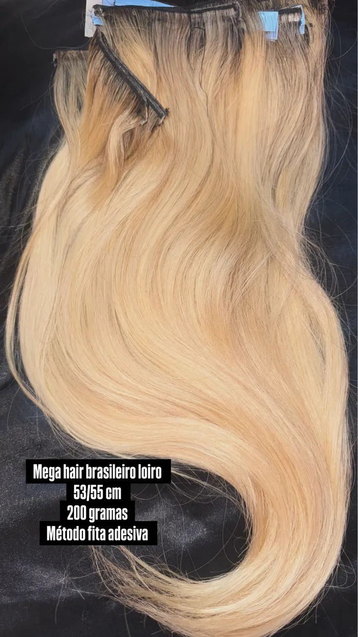Cabelo brasileiro 53/55 cm 