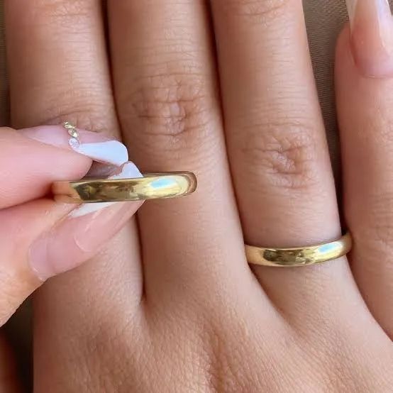 alianças de casamento moeda antiga 