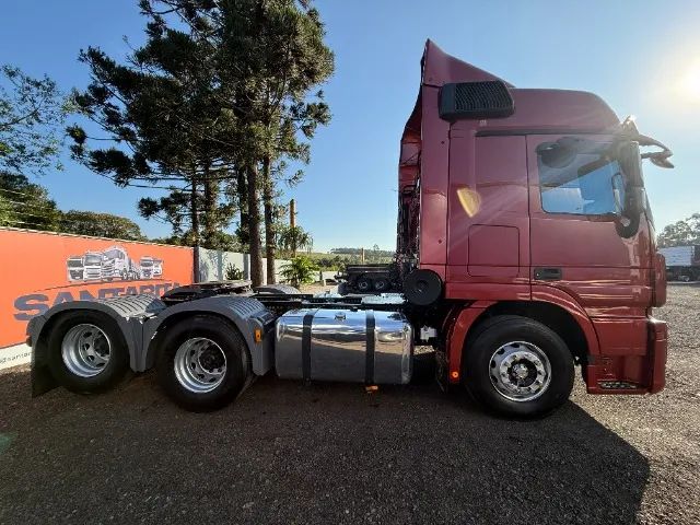 MB Mercedes-Benz Actros 2546 LS 6X2 2020 Teto Alto Automático Completo Revisado - Foto 3