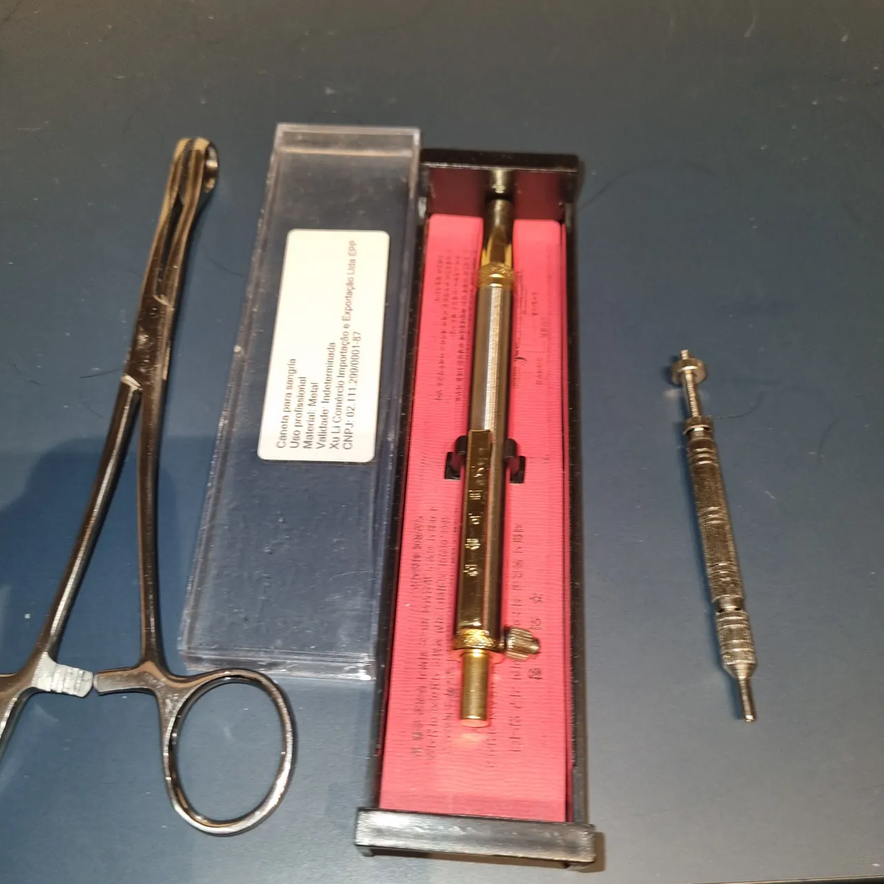 Kit profissional para sangria aplicador ting acupuntura 