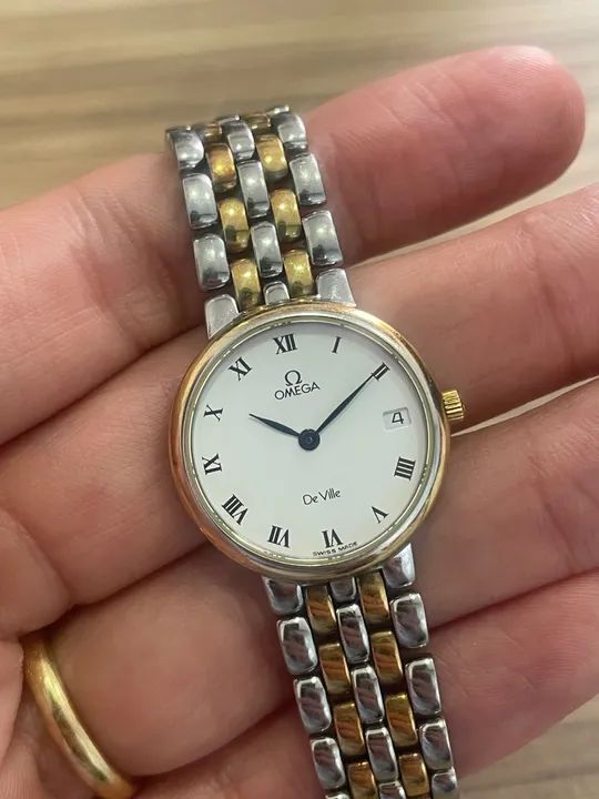 Relógio Omega De Ville feminino todo original  - Foto 2