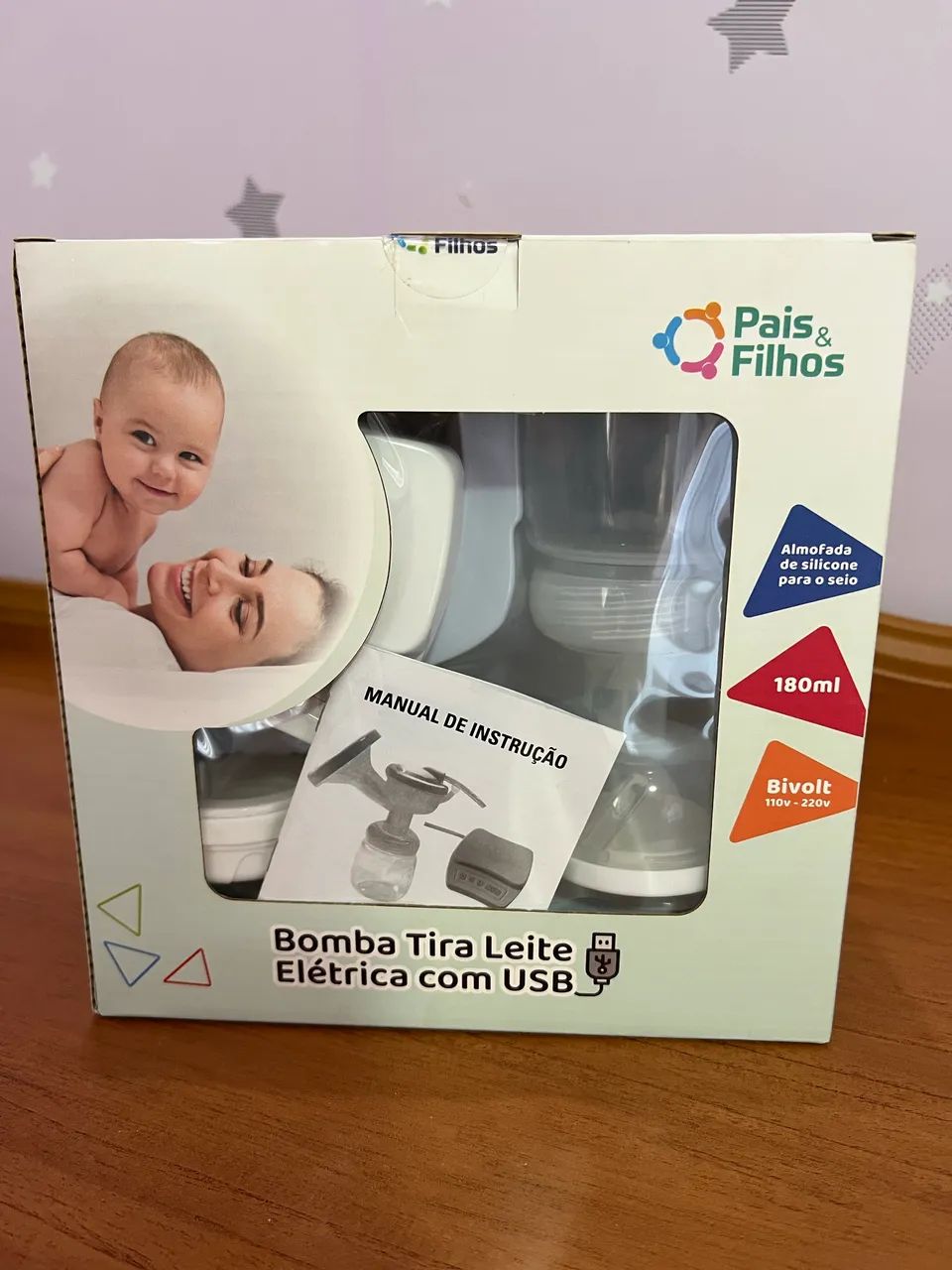 Bomba tira leite elétrica 