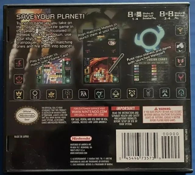 Jogo Meteos - Nintendo DS - Completo com caixa, capa, e manual - Original - Mídia Física - Foto 3