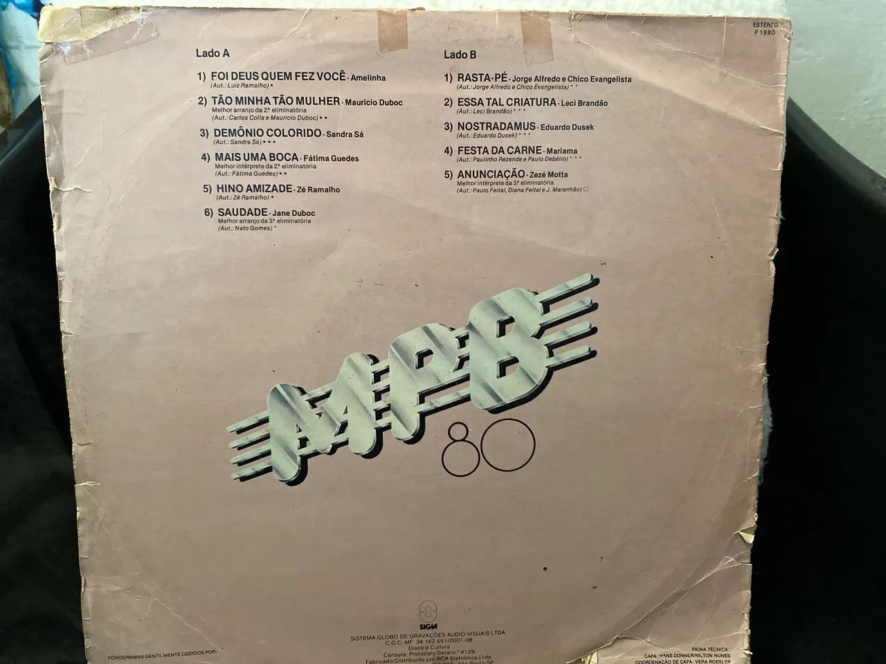 LP disco de vinil  MPB 80 vol 2  - Foto 2