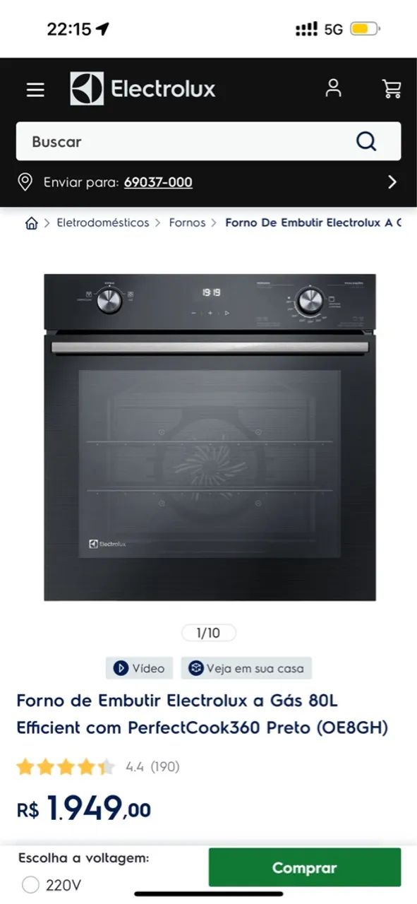 Forno Elétrico Electrolux - Foto 2