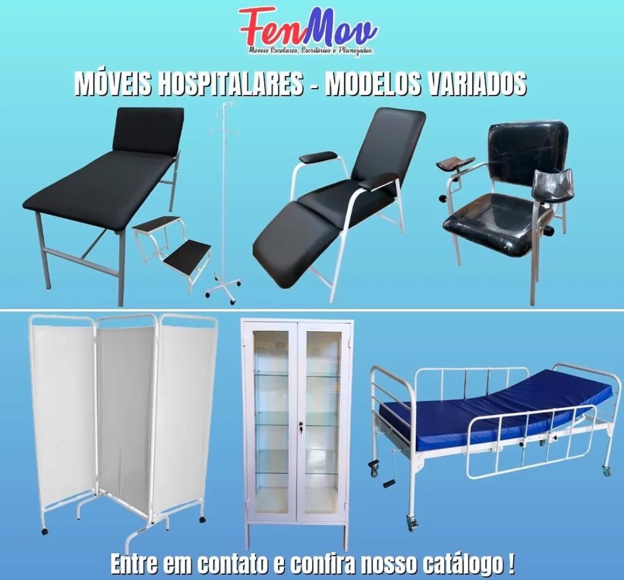 Maca e poltrona hospitalar 
