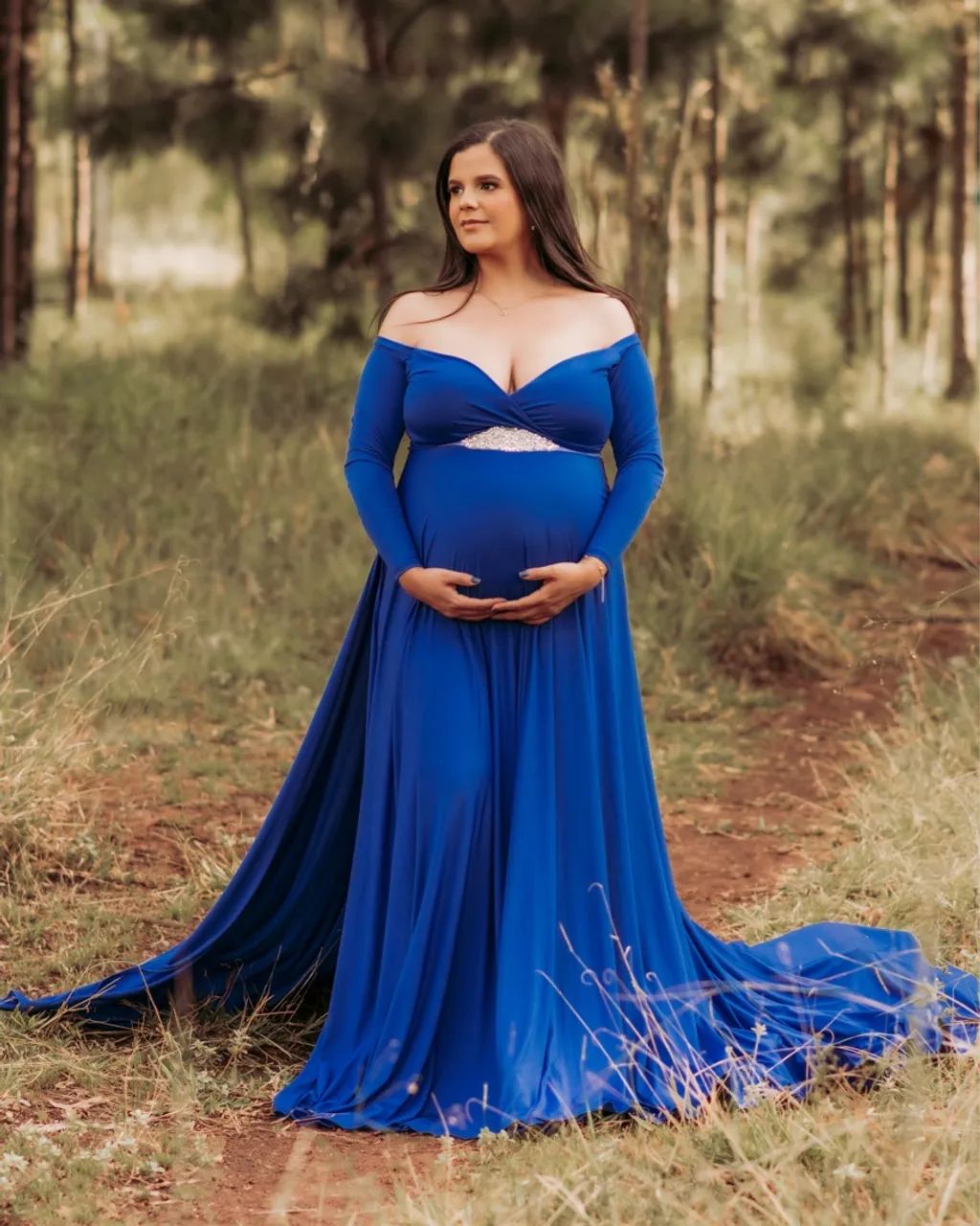Aluguel de vestidos para ensaio gestante - Foto 5
