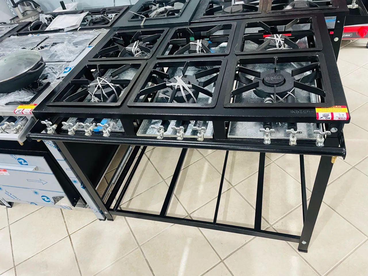 MB Fogão baixa pressão 6 bocas - Innal