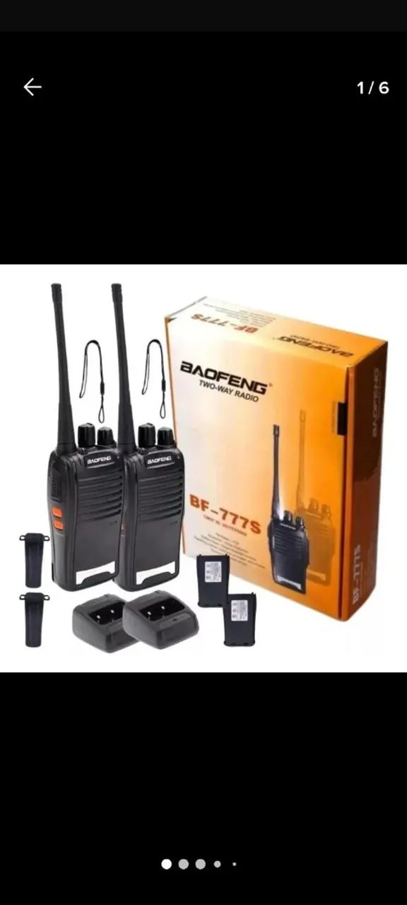 Rádios comunicadores Baofeng BF-777so $149.99S