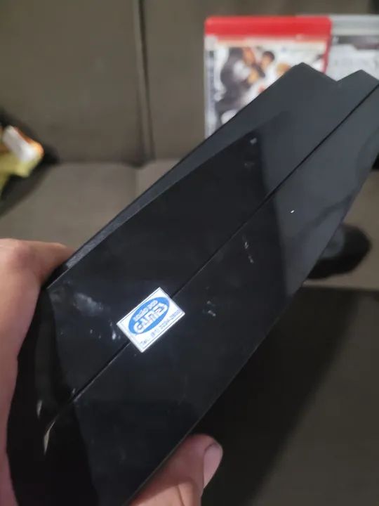 Playstation 3 Slim com jogos - Foto 2