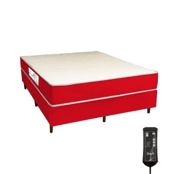 Cama Box  Magnético Massageador Casal ACOPLADO