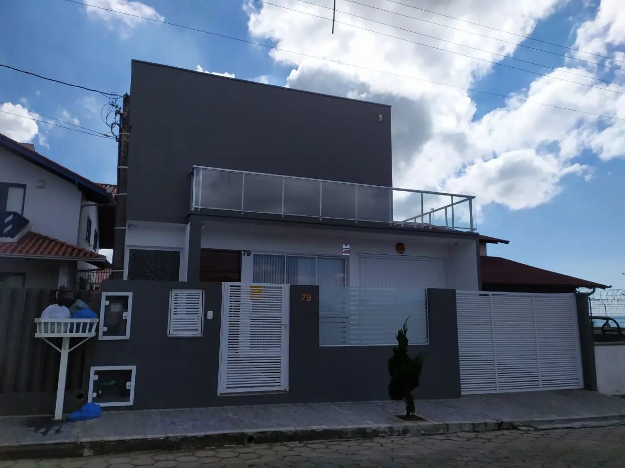 Sobrado alto padrão com vista para o mar 4 quartos piscina área de festas 50m da praia no  - Foto 2