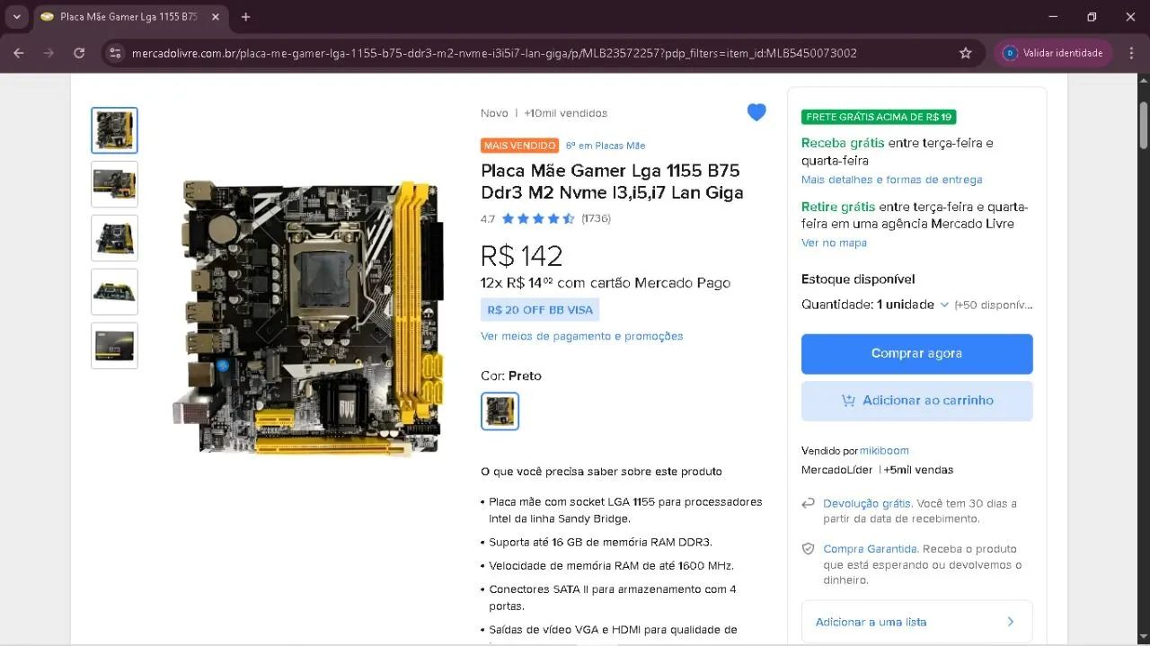 PC a venda64264610594563122