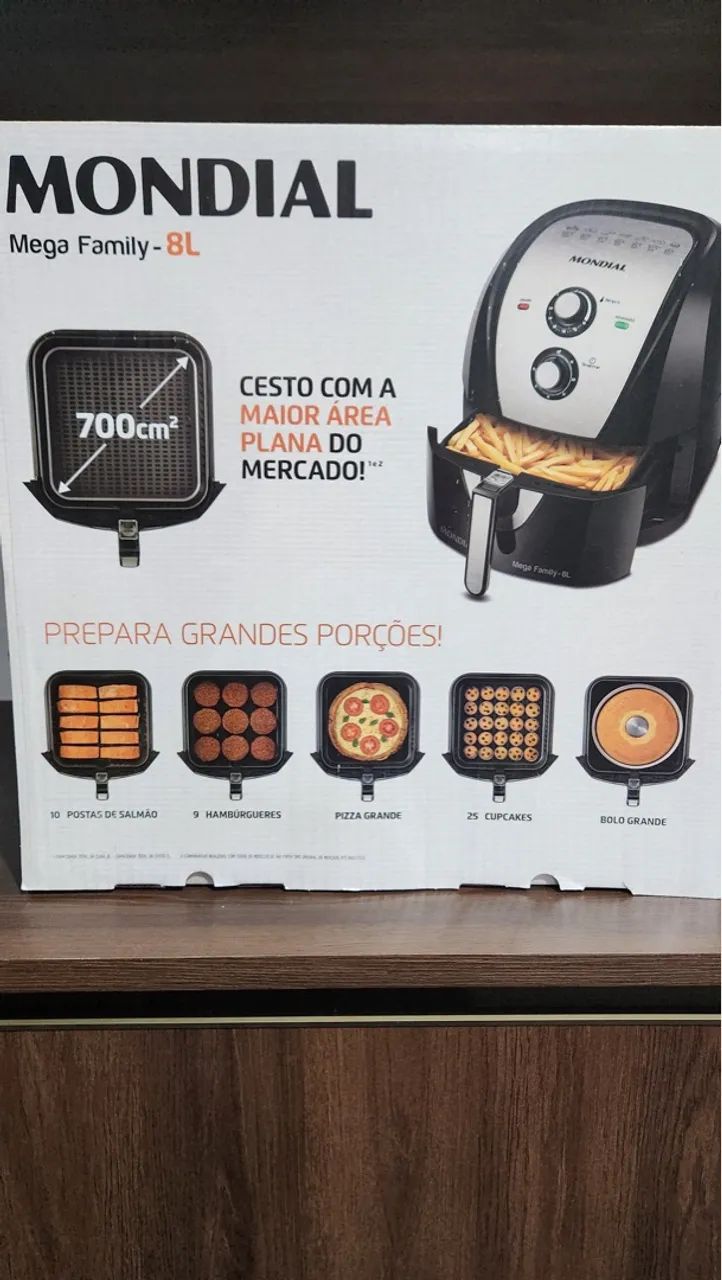 Air Fryer Mondial 8 Litros - 220V - Foto 5