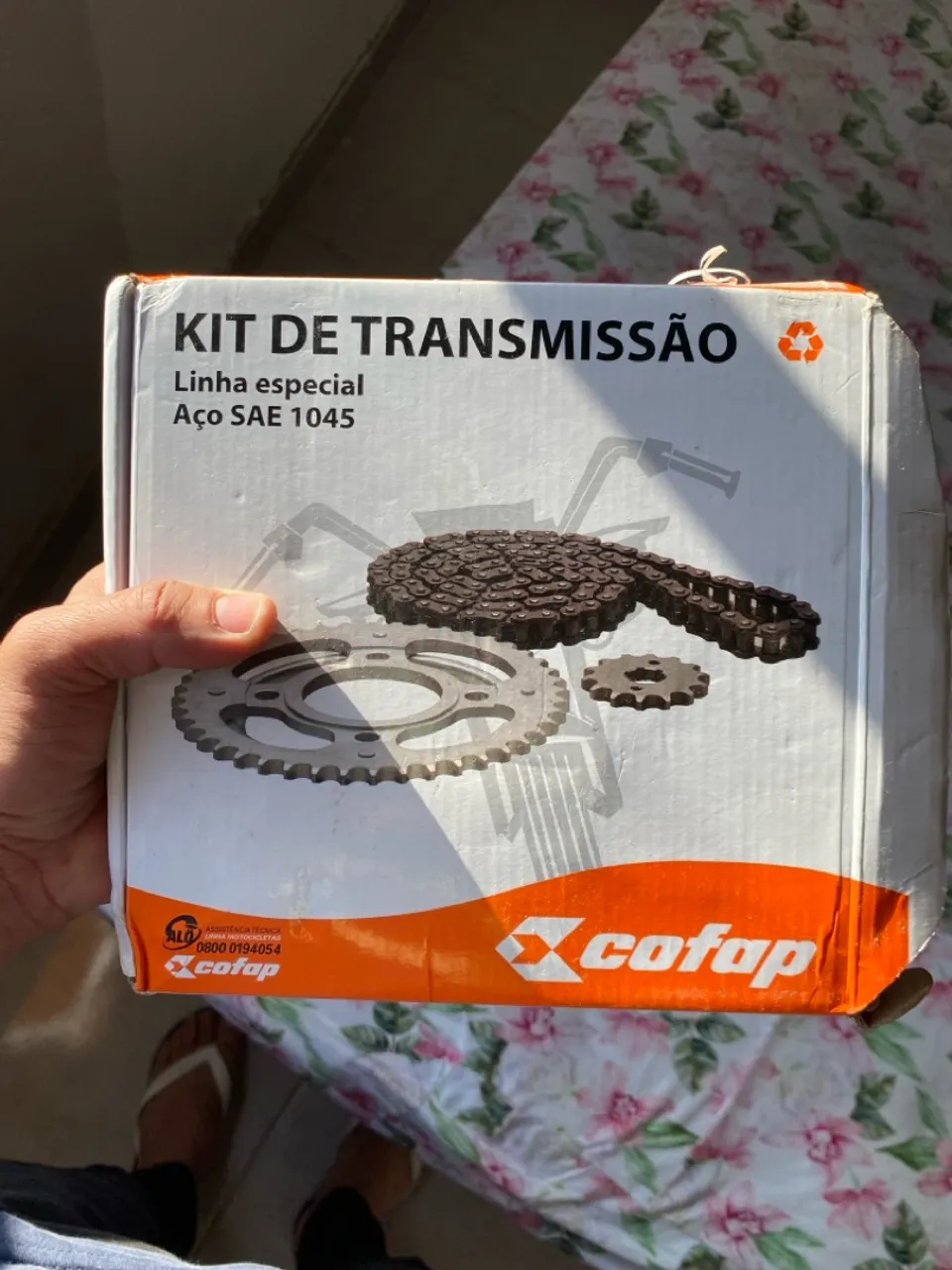 Kit de Transmissão/relação de biz 125 Cofap