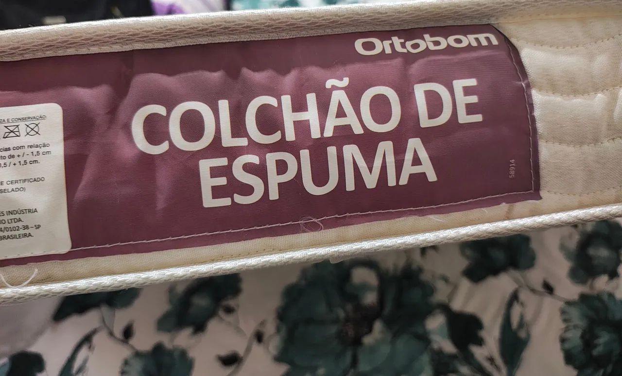 Colchão De Berço Ortobom Baby Ligth Padrão Americano 70x130x12cm - Foto 2