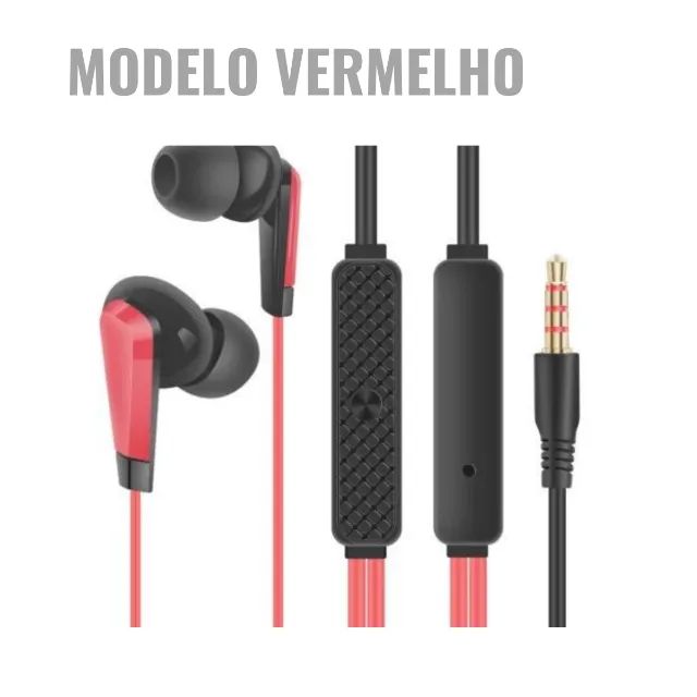 Fone De Ouvido Intra Auricular Com Fio E Microfone P2 3.5mm Onistek - Foto 5