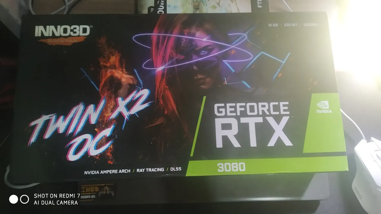 Placa de Vídeo Inno3D GeForce RTX 3080 Twin X2 OC
