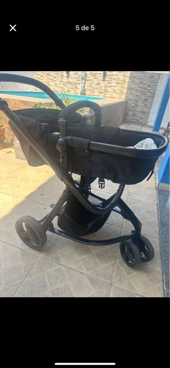 Carrinho de bebê + Moisés + bebê conforto  - Foto 2