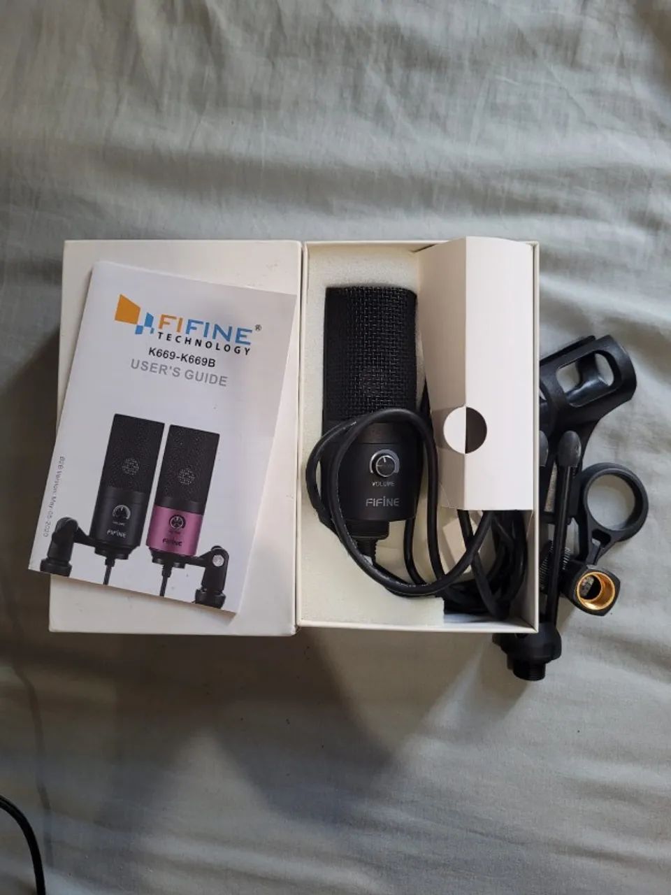 Microfone Fifine B669 - Brinde Pop Filter64352264835843121