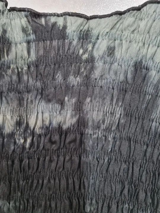 Blusa Tie Dye Cinza e Preta - Foto 4