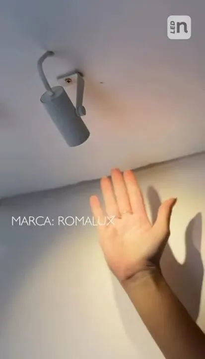 Iluminação spot led Angle 5w 2700k romalux - Foto 5
